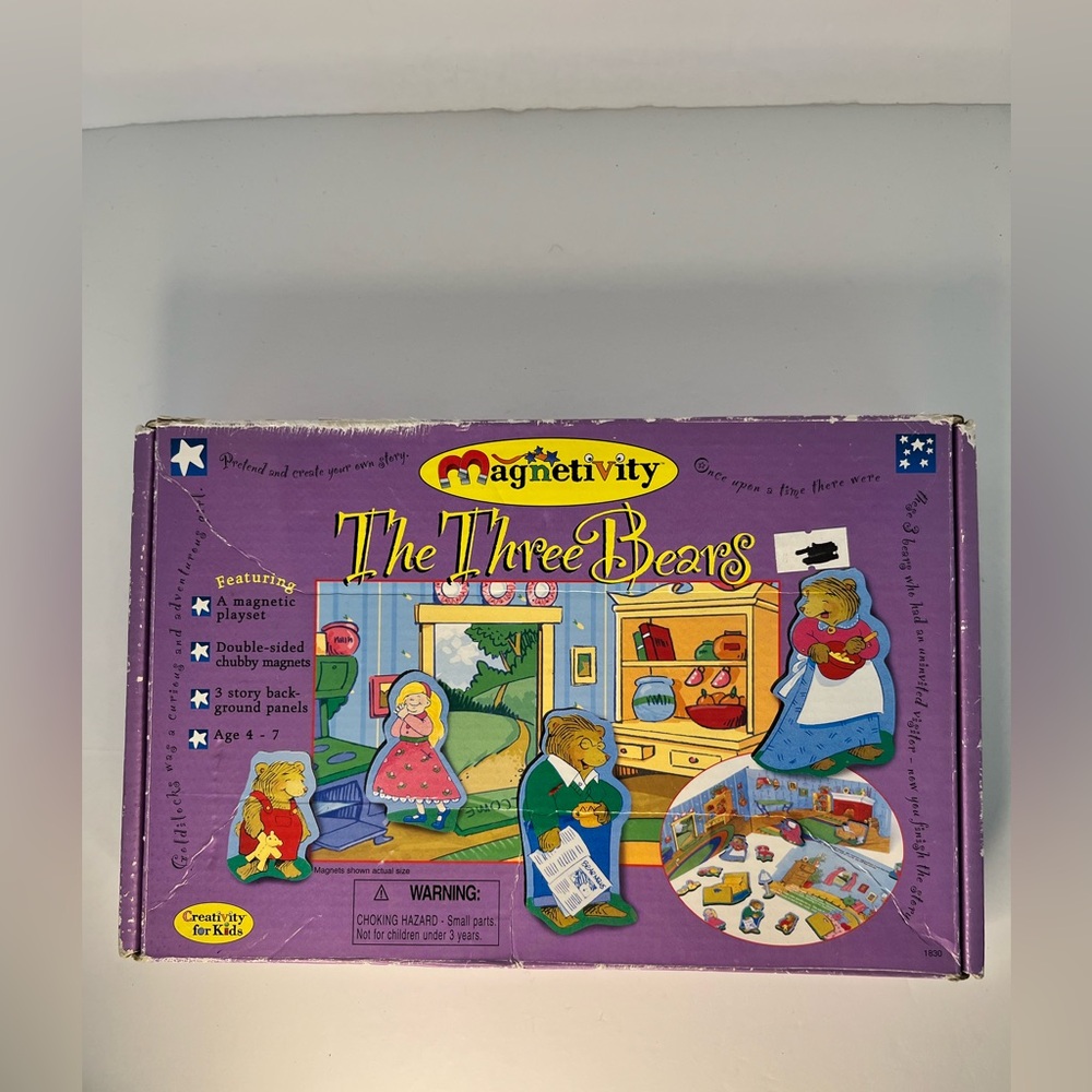 MAGNETIVITY‎ The Three Bears Creative Art Activities Magnet Story Play.